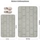 thumbnail image 5 of Alfombrilla de baño antideslizante JINMJMXG espuma viscoelástica gris 40 x 60 cm, 5 of 5