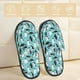 thumbnail image 2 of Fotbe Penguins Pantuflas Peludas para Mujer con Estampado, Zapatillas de Peluche, Zapatos de Invierno para Casa, Uso Interior y Exterior-Medium, 2 of 8