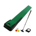 thumbnail image 2 of koolsoo Golf Putting Mat Green Practice with Putter for Adults Kids Fathers Backyard Black Putter, 2 of 9