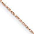 thumbnail image 1 of 10k Rose Gold .5mm Cable Rope Chain Necklace Pendant Charm, 1 of 8