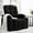 Black, variant on GAOHAPY 360° Swivel Rocker Recliner, 3-Position Manual Fabric Chair, 30° Rocking with Cup Holders & Side Storage, Single Recliner Sofa for Small Spaces, Black