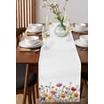 thumbnail image 4 of Seasonal Botanical Blooms Table Runner 72 Inches, Watercolor Floral Bed Runner Dresser Scarves Tabletop for Indoor Outdoor Parties/Ceremony/Banquet, 14" x 72", 4 of 8