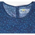 thumbnail image 6 of Moomaya Printed Womens Crop Top 3/4 Sleeve Button Up Round Neck Tunic Blouse, 6 of 7