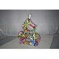 thumbnail image 4 of Modern Art Graffiti Bicycle and Rider Statue Made of Resin Size: 10" x 4" x 15"H, 4 of 11
