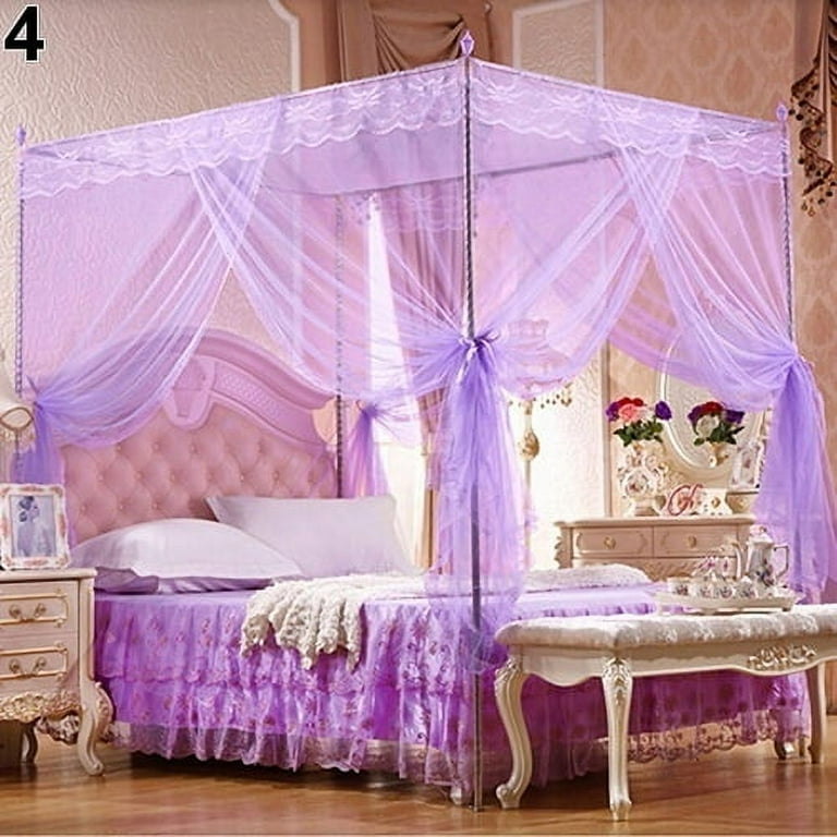 Hevirgo 70.87inch Romantic Princess Lace Canopy Mosquito Net No Hevirgo 70.87inch Romantic Princess Lace Canopy Mosquito Net No