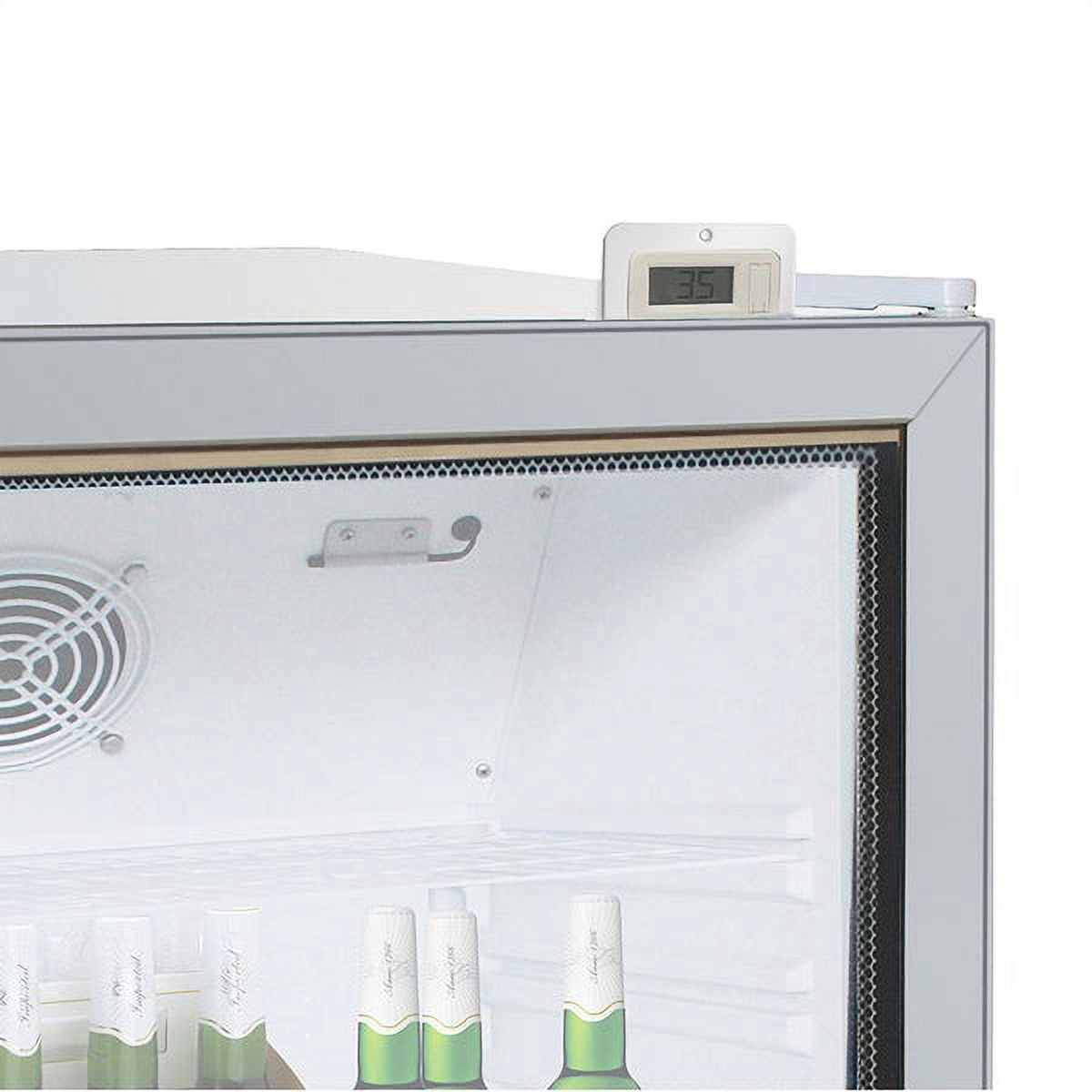 Edgecraft Maxx Cold Countertop Merchandiser Refrigerator, Silver