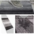thumbnail image 3 of Alfombrilla de baño antideslizante de microfibra absorbente, suave, lavable a máquina, para ducha, 45 x 65 cm, 3 of 5