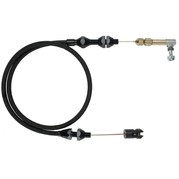 Lokar Midnight Series Throttle Cable Automotive Specialty Parts, 24"