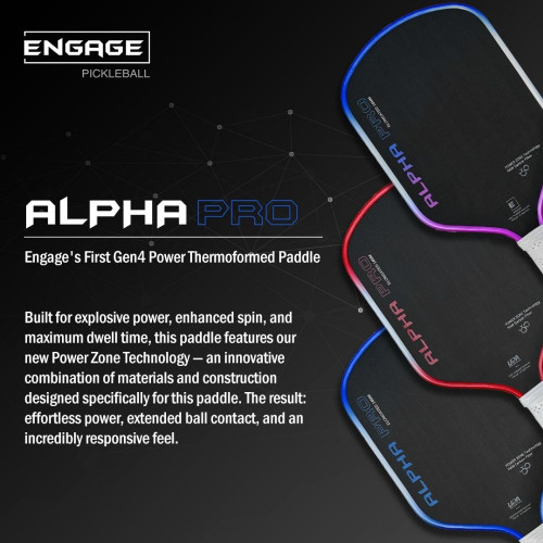 Engage Alpha Pro 14mm Pickleball Paddle