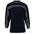thumbnail image 1 of Navy Striped Adult Crew Sweatshirt, 1 of 1