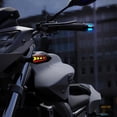 thumbnail image 3 of Señales de giro de 12v, luces Led de esquina intermitentes para manillar de motocicleta, 2x, 3 of 5