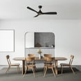 thumbnail image 2 of SMAAIR Kilmory 52" Black and Gold Ceiling Fan with Remote No Light, 2 of 6