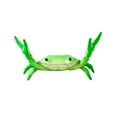 thumbnail image 2 of Desk Crab Pen Holder, Funny Weightlifting Crabs Shaped Spoon Holders, Mini Tiny Animal Pencil Rest, Realistic Creative Penholders Storage Accessories, Cute Rack Ornaments, Bracket Gift - Green, 2 of 6