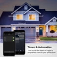 thumbnail image 6 of Lepro Smart LED Light Bulbs, Warm White 2700K, 60 Watt Equivalent, Dimmable with App, Alexa and Google Home Compatible, No Hub Required, A19 E26, 2.4GHz WiFi, Pack of 4, 6 of 8
