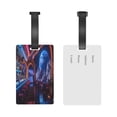 thumbnail image 5 of Kdxio Futuristic Bar Space View Luggage Tags Privacy Cover ID Label Suitcase Tags Identifiers For School Bags,Suitcases, 5 of 7
