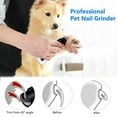 Dog Nail Grinder, Dog Claw Trimmer with LED Lights, Super Quiet
