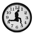 thumbnail image 1 of Billuyoard Comedia inspirado Ministerio de Silly Walk Reloj de pared Comediante Decoración para el hogar Novedad Reloj de pared Divertido Caminar Decoración del hogar, 1 of 6