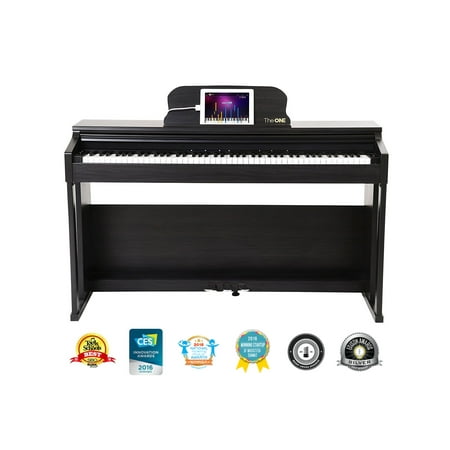 The ONE Smart Piano - 88-Key Upright Digital Piano, Black