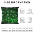 thumbnail image 5 of Orinice Atomic Symbols Graphic Decorative Cushion Throw Pillow Cover for Home Couch Living Room Bed Sofa Square Pillow Case 1PC 24x24in, 5 of 5