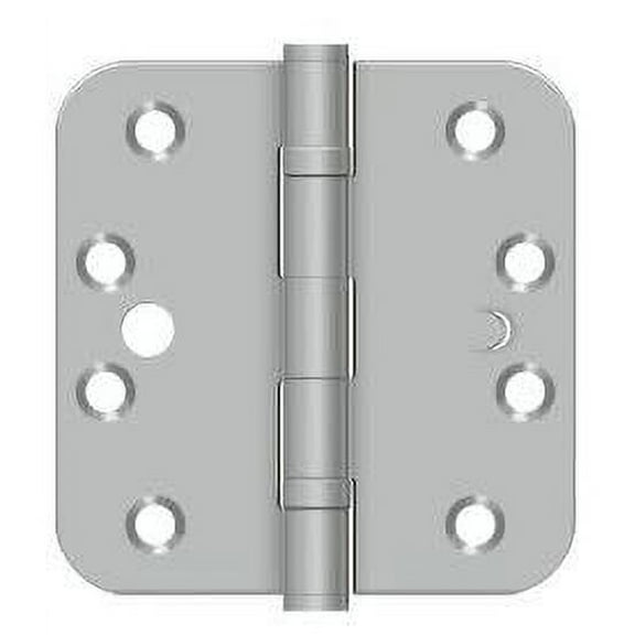 Deltana Ss44r5bu32d-s Full Mortise Door Hinge, Satin Stainless Steel, 4" X 5/8"