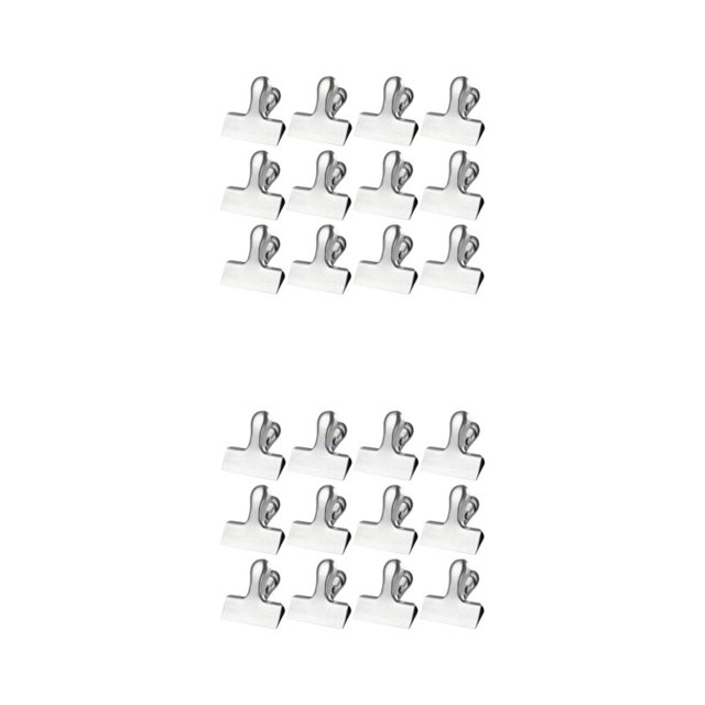 Yuarrent Clips para bolsas de acero inoxidable, 12 Uds., mantienen la frescura de los aperitivos favoritos, Clip de sellado fácil de limpiar Type2 NO2