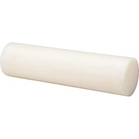 

Made in USA 4 Long 4 Diam Nylon 6/6 Plastic Rod Natural (Color)