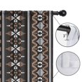 thumbnail image 4 of Blackout Kids Curtains,Boho Bohemia Geometric Line Art Childrens Insulated Curtains Set Of 2,Bedroom Essentials,Toddler Room Decor 42"x63"(106x160cm), 4 of 4
