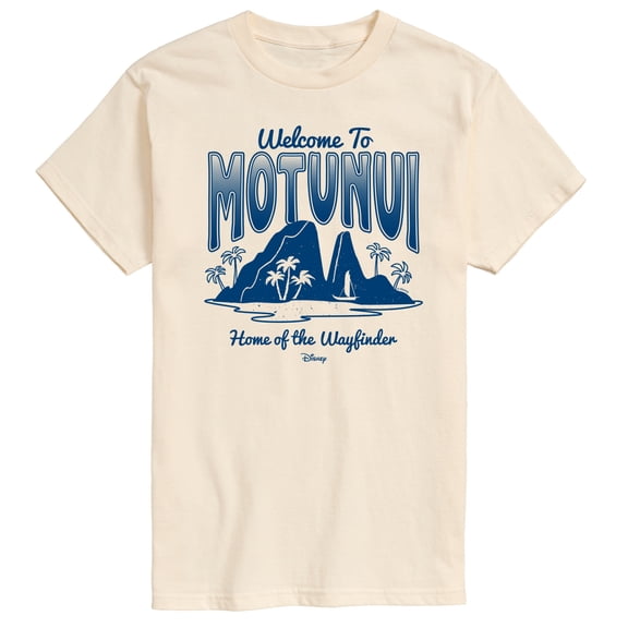 Moana - Motunui Destination - Men's Short Sleeve Graphic T-Shirt