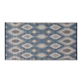 thumbnail image 5 of DII Reversible Indoor/Outdoor Ikat Woven Rug, 3x6', Blue, 5 of 5