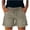 Gray, variant on Pull On Elastic Jean Shorts for Women High Waisted Baggy Casual Denim Jorts Trendy Drawstring Summer Shorts 2" 3" 4" Inseam Blue XL