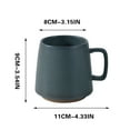 thumbnail image 2 of Latrodar Advanced Ceramic Cup Japanese Retro Style Mug Home Coffee Cup Design F Novelty 3.6x4.4 Inch, 2 of 5