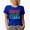 Royal Blue, variant on Holly Jolly Vibes, Christmas or Winter Season Themed, Groovy Retro Wavy Text Merch Gift, Navy Blue T-Shirt, Small