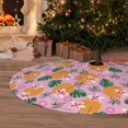 thumbnail image 6 of Yiaed Fruit Print Christmas Tree Skirt , Tree SkirtsTree Mat for Christmas Winter Holiday Indoor Decorations-48", 6 of 7