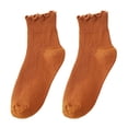 thumbnail image 1 of FhsagQ Chaussettes Chaussettes en Résille pour Femmes Ensembles Chaussettes pour Femmes avec Ourlet à Volants et Cheville Basse Dentelle Chaussettes pour Femmes Robe Chaussettes pour Femmes Chaussettes Or Taille Unique, 1 of 3