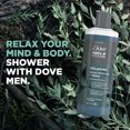 thumbnail image 3 of Dove Men+Care Gel de baño hidratante relajante, cedro de eucalipto, 18 onzas líquidas, 3 of 3