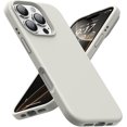 thumbnail image 1 of KOMI Designed for iPhone 16 Pro Max Case,Shockproof Liquid Silicone Protective Phone Case with Soft Anti-Scratch Microfiber Lining Ultra Slim Drop Protection Phone Cover 6.9 inch Stone, 1 of 5