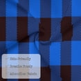 thumbnail image 6 of Easygdp Buffalo Plaid Blue Black Envelope Closure Pillowcase - 20x36in, Queen Pillowcase, Breathable, Stain-Resistant, Wrinkle-Free, 6 of 9