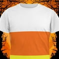 thumbnail image 5 of Halloween Costume Candy Corn Costume All Over Adult T-Shirt, 5 of 7