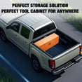 thumbnail image 3 of Qinaqin cm de Alturaeavy- Profundidaduty Industrial Steel Truck Cama Tool Caja Anchoeather-Resistant & Rust Resistant Almacenamiento Chest Gas-Shock Lid Profundidadual Lids, 3 of 8