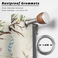 thumbnail image 2 of Outdoor Curtains for Patio Waterproof, Easter Outdoor Privacy Panels Grommet, Spring Grey Bunny Colorful Eggs Tree Butterfly Blackout Outside Curtains for Porch/Cabana 54"x84", 2 Panels, 2 of 8