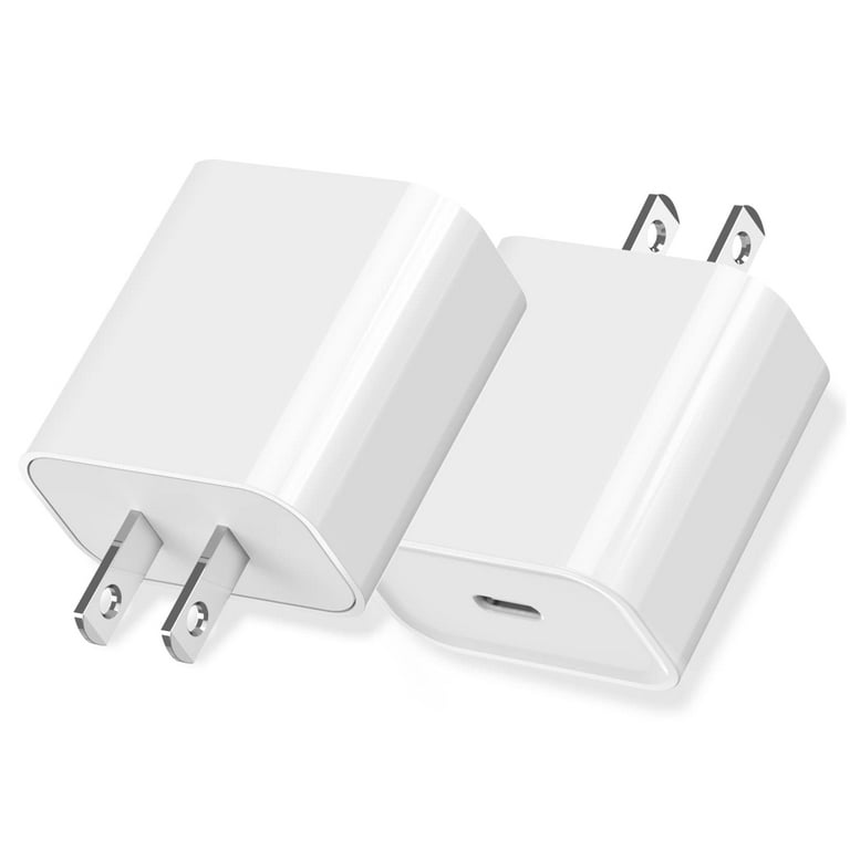 Kilde Badeværelse offset iPhone 14 13 12 Fast Charger, [Apple MFi Certified] 20W PD USB C Wall  Charger Block, 2-Pack Type-C Power Adapter Charging Plug for Apple iPhone  14 Pro Max/13 Pro/12 Mini/11/XS iPad Pro,Samsung