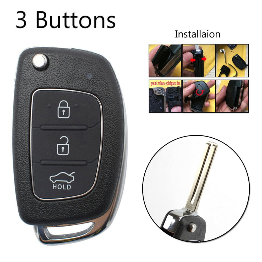 For Hyundai Santa fe Tucson Creta i20 i40 ix35 ix45 Car Remote Key Shell Case 