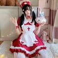 thumbnail image 4 of Disfraz de mucama japonesa clásica popular de manga corta, lindo disfraz de mucama japonesa, vestido de disfraz de mucama lolita, 4 of 5