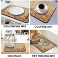 thumbnail image 5 of Coffee Bar Mat Accessories for Countertop Absorbent Hide Stain Rubber Backed Dish Drying Mats for Kitchen Counter Draining Pad Decor Gift Fit Under Coffee Maker Coffee Pot Espresso Machine (24x16in), 5 of 5