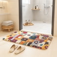 thumbnail image 5 of Abstract Art Ultra Soft Plush Bath Rug,Soft Non-Slip Absorbent Mat,Machine Washable Floor Rug for Bathroom,Entryway and Home Decor, 5 of 6