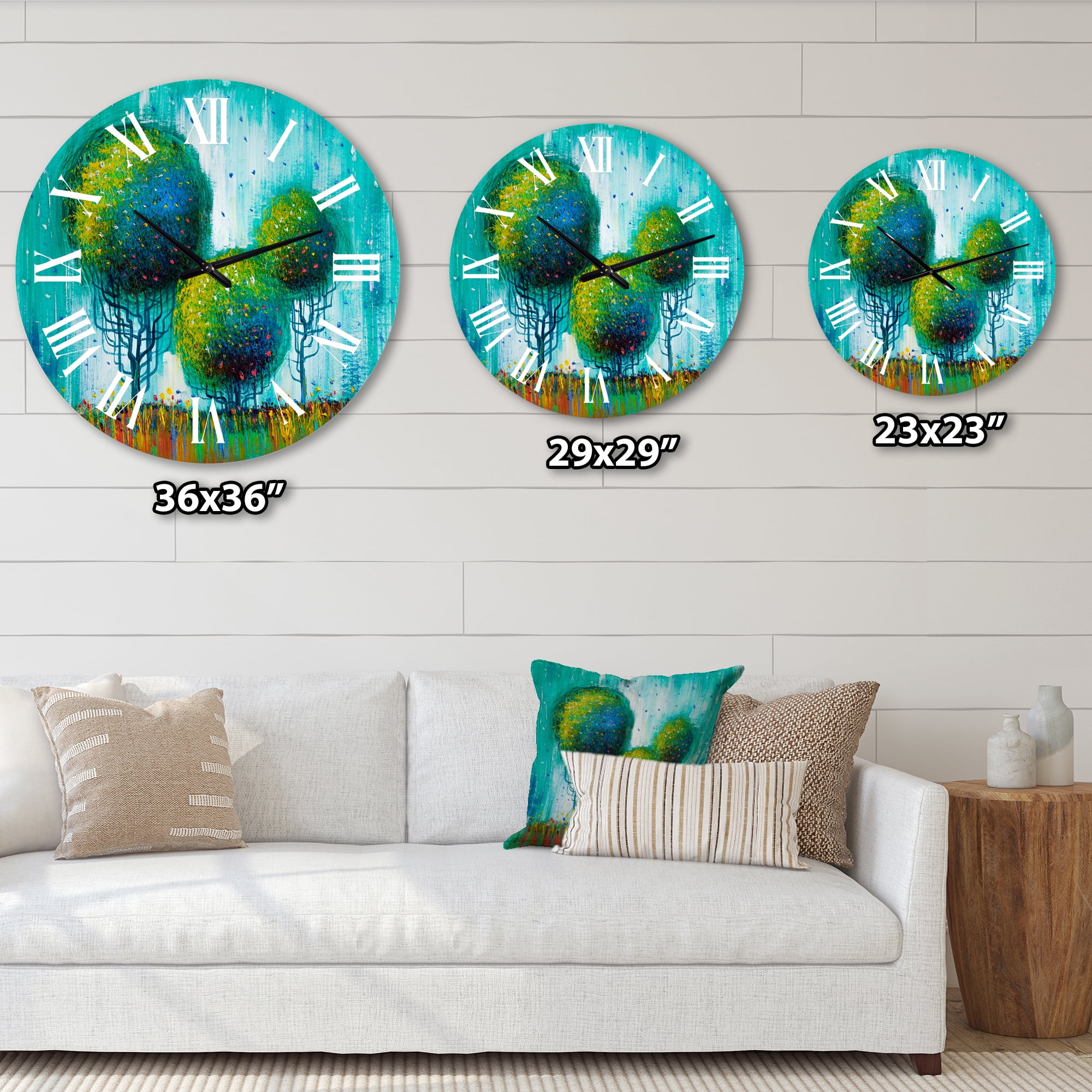 Designart 1 in Modern/Contemporary Wall Clock