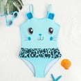 thumbnail image 6 of Miaoju Girls Swimsuit One Piece Size 10 Cute Bow Girls Tankini Swimsuit Quick Drying Cute Printed Bathing Suit Summer Girl's Swimwear with Mesh Cover Ups, 6 of 8