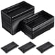 thumbnail image 4 of WORGEOUS 100pcs Box de paquete de sushi desechable pastel de frutas recipientes para llevar a cajas (negras), 4 of 8