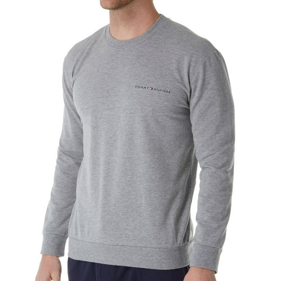Men's Tommy Hilfiger 09T3310 Modern Essentials French Terry Crew (Grey Heather 2XL)
