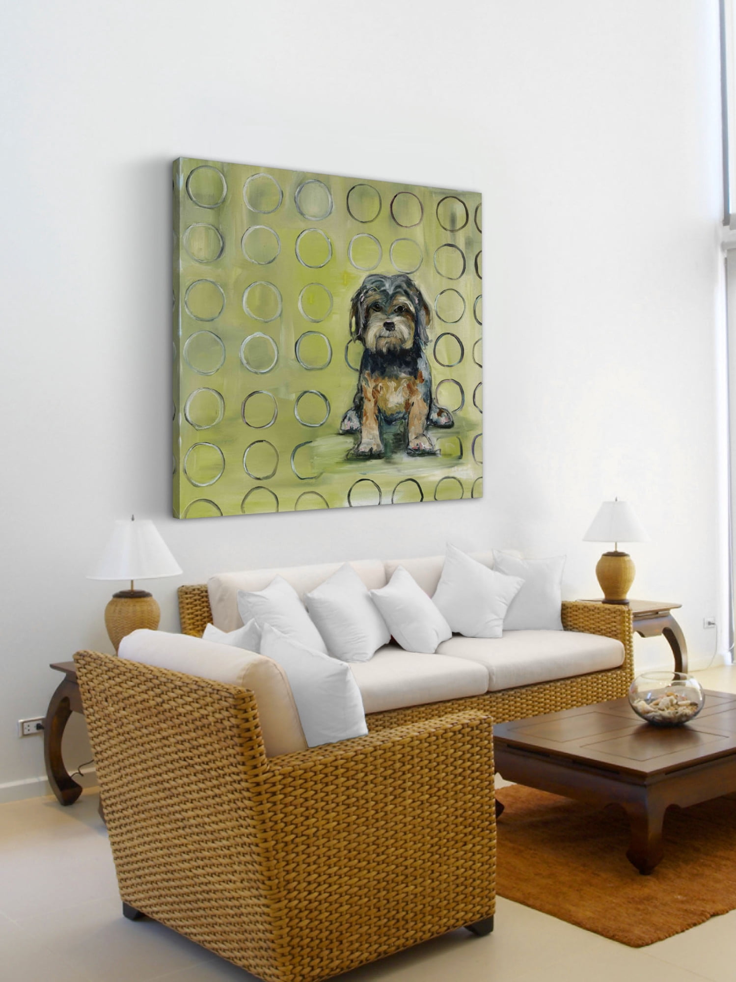 Marmont Hill "Baxter" by Tori Campisi Painting Print on Canvas